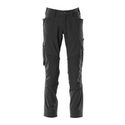 Mascot Accelerate Stretch Trousers with Kneepad Pockets - Black #colour_black