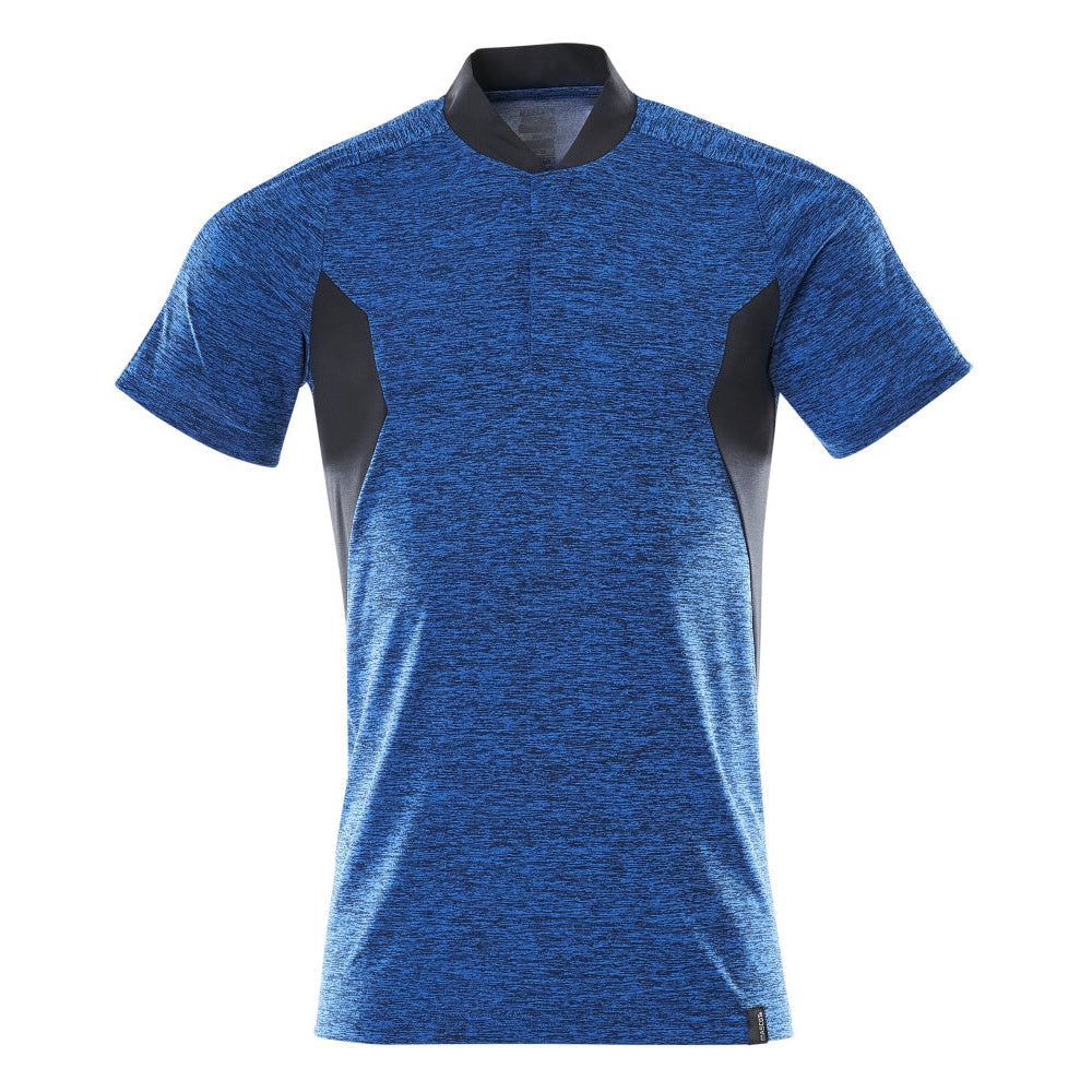Mascot Accelerate Coolmax Pro Modern Fit Polo Shirt #colour_azure-blue-dark-navy