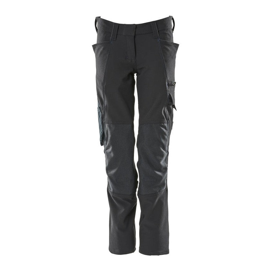 Mascot Accelerate Ladies Pearl Trousers with Kneepad Pockets #colour_dark-navy