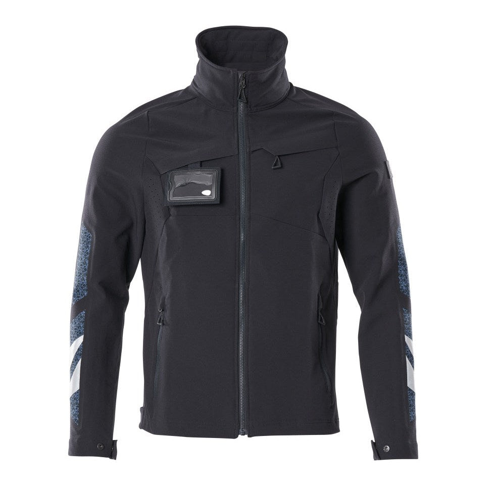 Mascot Accelerate Ultimate Stretch Lightweight Work Jacket #colour_dark-navy