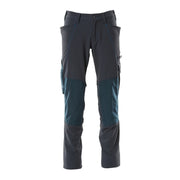 Mascot Accelerate Stretch Trousers with Kneepad Pockets - Dark Navy #colour_dark-navy