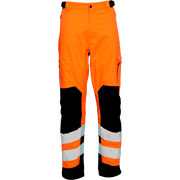 ELKA Visible Xtreme Stretch Waist Trousers 182400R #colour_hi-vis-orange-black