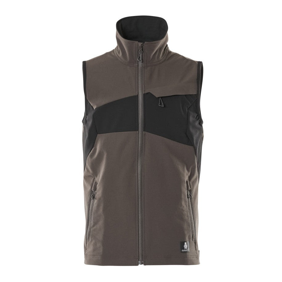 Mascot Accelerate Ultimate Stretch Lightweight Gilet #colour_dark-anthracite-black