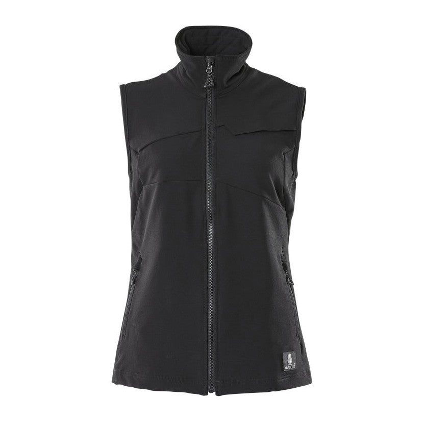 Mascot Accelerate Ladies Ultimate Stretch Light Gilet Jacket #colour_black
