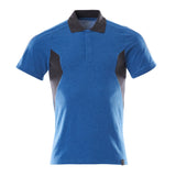 Mascot Accelerate Modern Fit Polo Shirt #colour_azure-blue-dark-navy