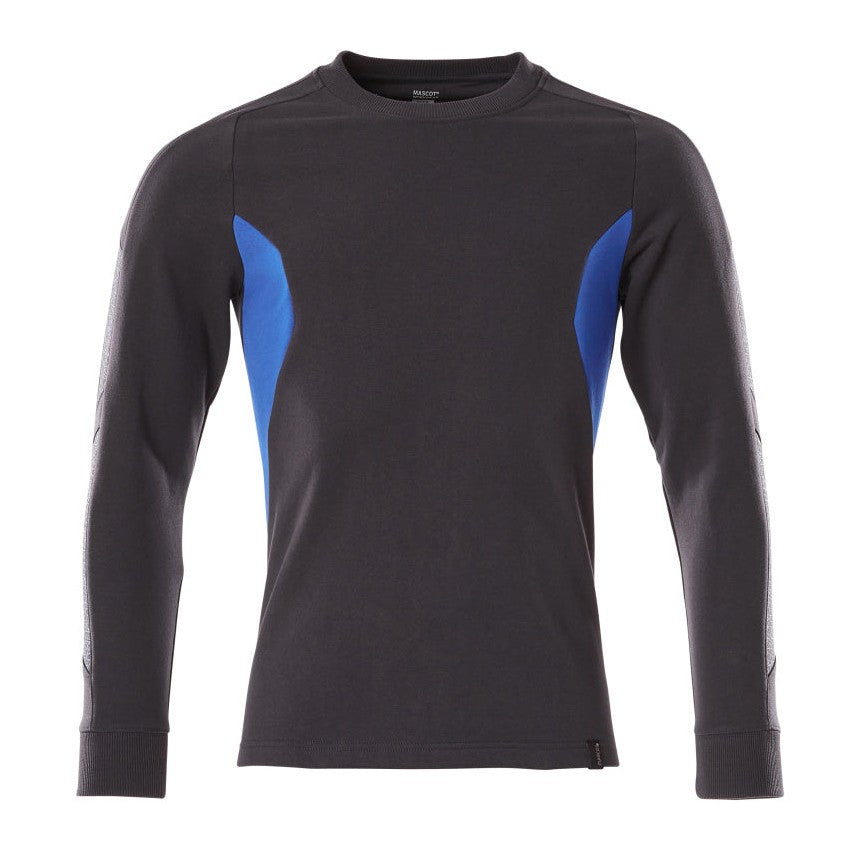 Mascot Accelerate Modern Fit Sweatshirt #colour_dark-navy-azure-blue