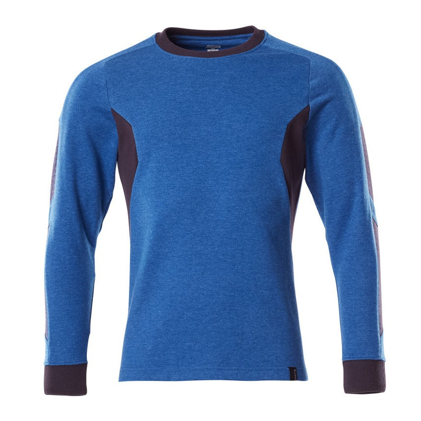 Mascot Accelerate Modern Fit Sweatshirt #colour_azure-blue-dark-navy