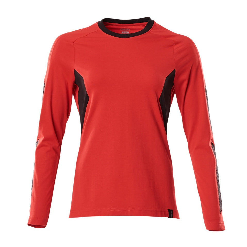 Mascot Accelerate Ladies Long-Sleeved T-Shirt #colour_traffic-red-black