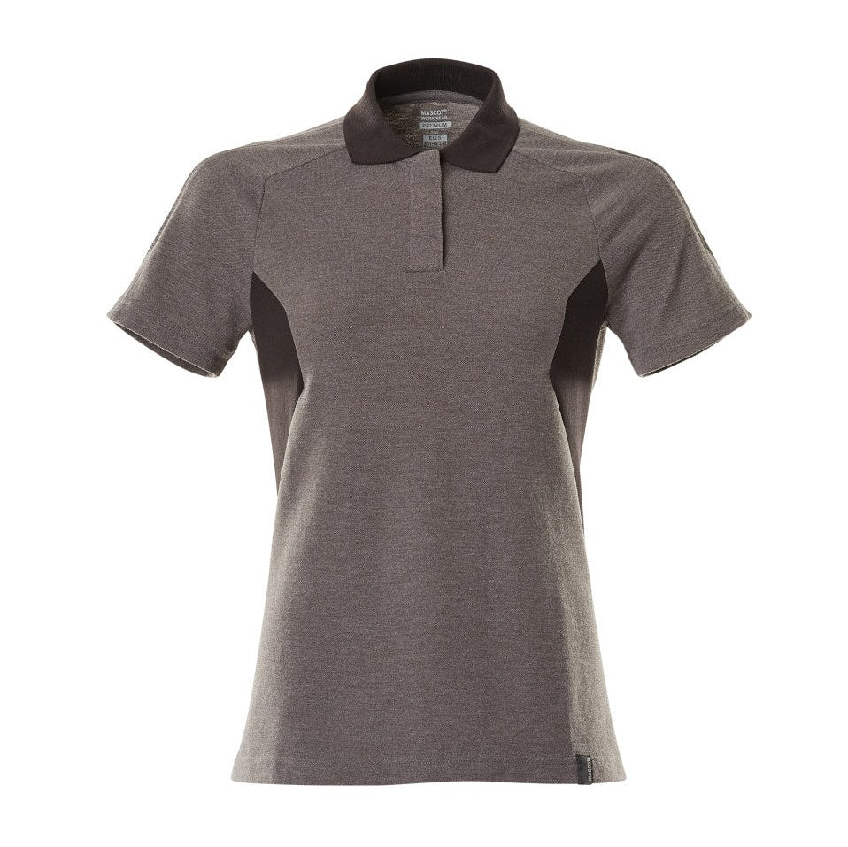 Mascot Accelerate Ladies Fit Polo Shirt #colour_dark-anthracite-black