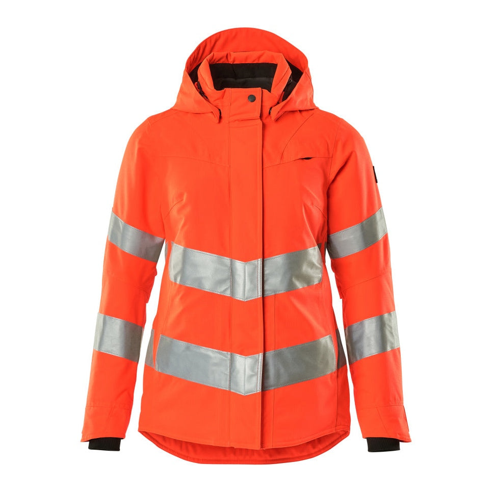 Mascot Safe Supreme Ladies Fit Winter Jacket #colour_hi-vis-red