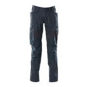 Mascot Accelerate Trousers with Kneepad Pockets - Dark Navy #colour_dark-navy