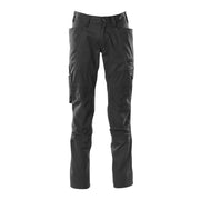 Mascot Accelerate Trousers with Kneepad Pockets - Black #colour_black