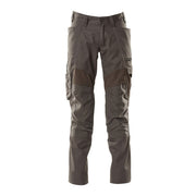 Mascot Accelerate Trousers with Kneepad Pockets - Dark Anthracite #colour_dark-anthracite