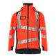 Mascot Accelerate Safe Lightweight Lined Outer Shell Jacket #colour_hi-vis-red-dark-navy
