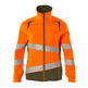 Mascot Accelerate Safe Ladies Fit Ultimate Stretch Work Jacket #colour_hi-vis-orange-moss-green