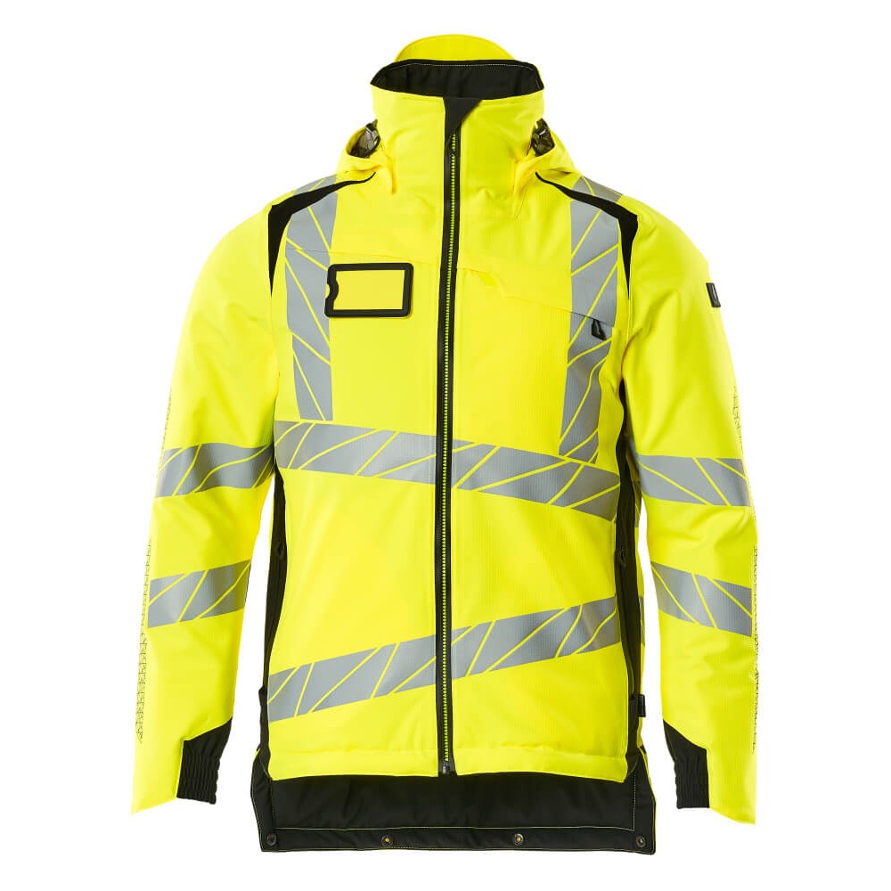 Mascot Accelerate Safe Lightweight Winter Jacket with CLIMascot - Hi-Vis Yellow/Black #colour_hi-vis-yellow-black