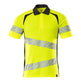 Mascot Accelerate Safe Modern Fit Polo Shirt #colour_hi-vis-yellow-dark-navy