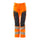 Mascot Accelerate Safe Ladies Diamond Fit Trousers with Kneepad Pockets #colour_hi-vis-orange-navy