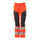Mascot Accelerate Safe Ladies Diamond Fit Trousers with Kneepad Pockets #colour_hi-vis-red-navy