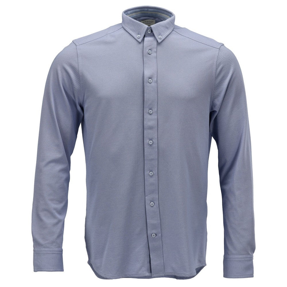 Mascot Frontline Slim Fit Stretch Shirt #colour_light-blue