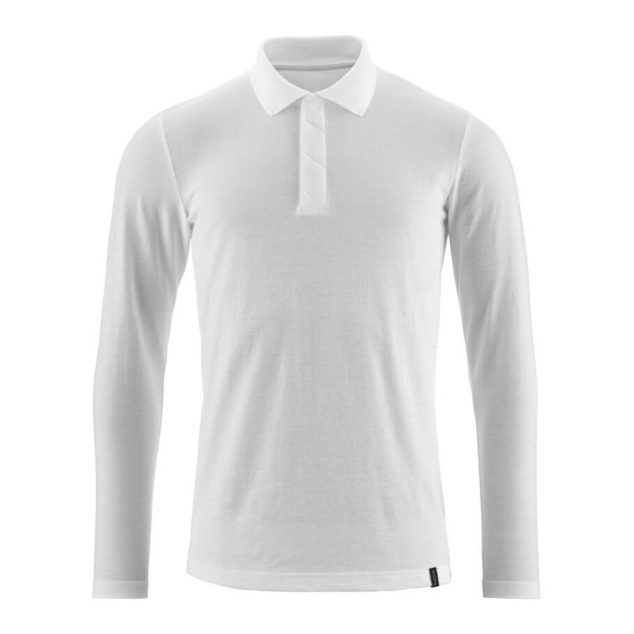 Mascot Crossover Long-Sleeved Polo Shirt with ProWash Technology #colour_white