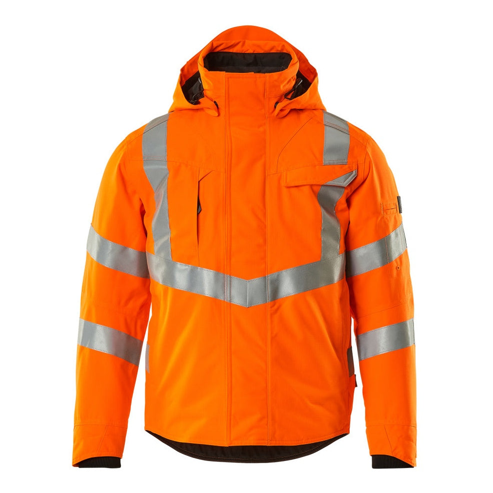 Mascot Safe Supreme Hastings Winter jacket #colour_hi-vis-orange