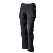 Mascot Customized Stretch Trousers with Kneepad Pockets - Black #colour_black