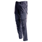 Mascot Customized Stretch Trousers with Kneepad Pockets - Dark Navy #colour_dark-navy
