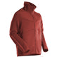 Mascot Customized Microfleece with Zipper #colour_autumn-red