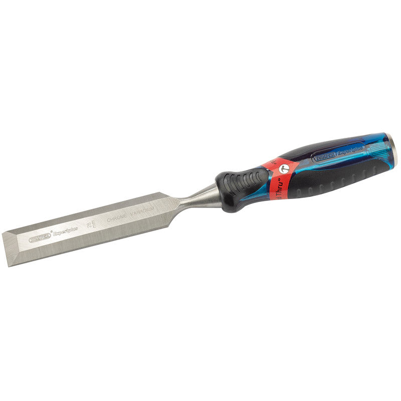 Draper 28mm Soft Grip 'Pound Thru' Bevel Edge Wood Chisel