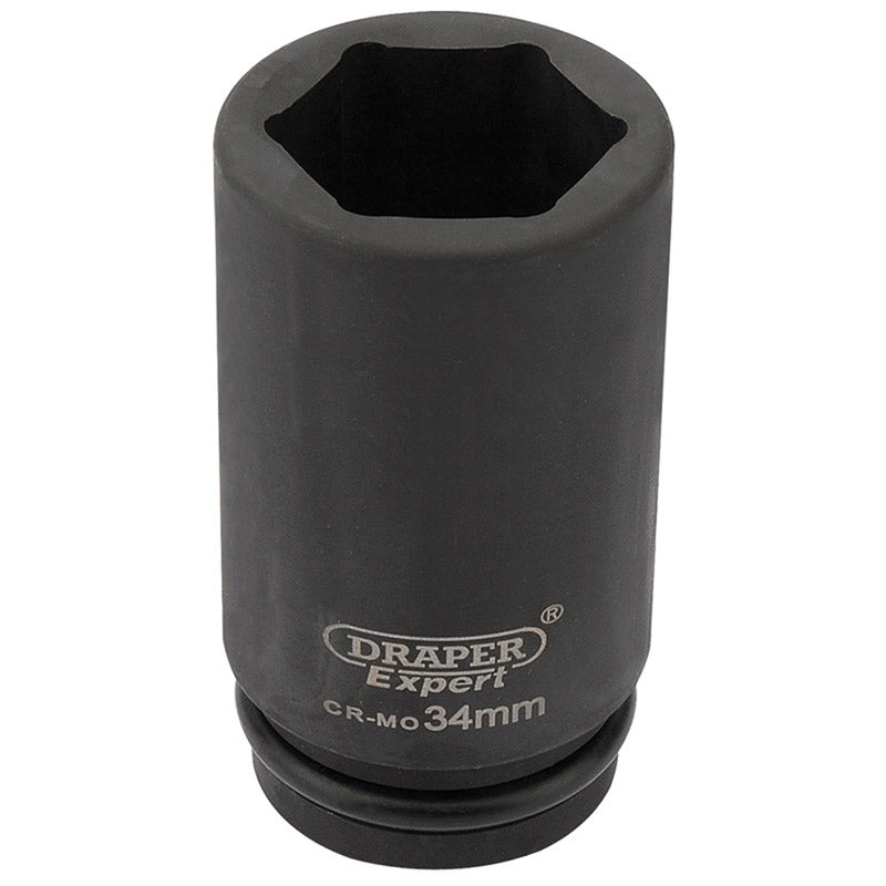 Draper Expert 34mm 3/4" Square Drive HI-TORQ® 6 Point Deep Impact Socket