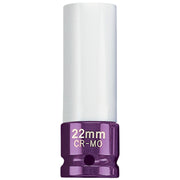 Draper Expert 22mm 1/2" Sq. Dr. HI-TORQ® Wheel Nut Socket for Alloy Wheels