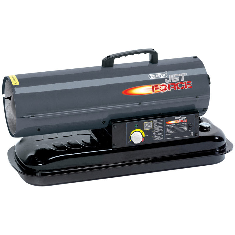 Draper Jet Force, Diesel and Kerosene Space Heater (75,000 BTU/22kW)
