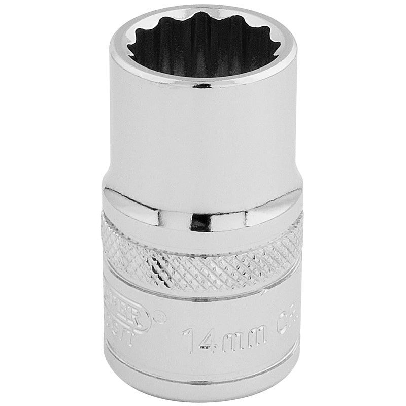 Draper 1/2" Square Drive HI-TORQ® 12 Point Socket (14mm)