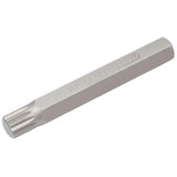 Draper Expert M10 x 75mm Spline 10mm Insert Bit for Mechanic's Bit Sets