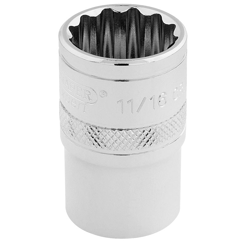 Draper 1/2" Square Drive HI-TORQ® 12 Point Socket (11/16")