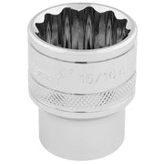 Draper 1/2" Square Drive HI-TORQ® 12 Point Socket (15/16")