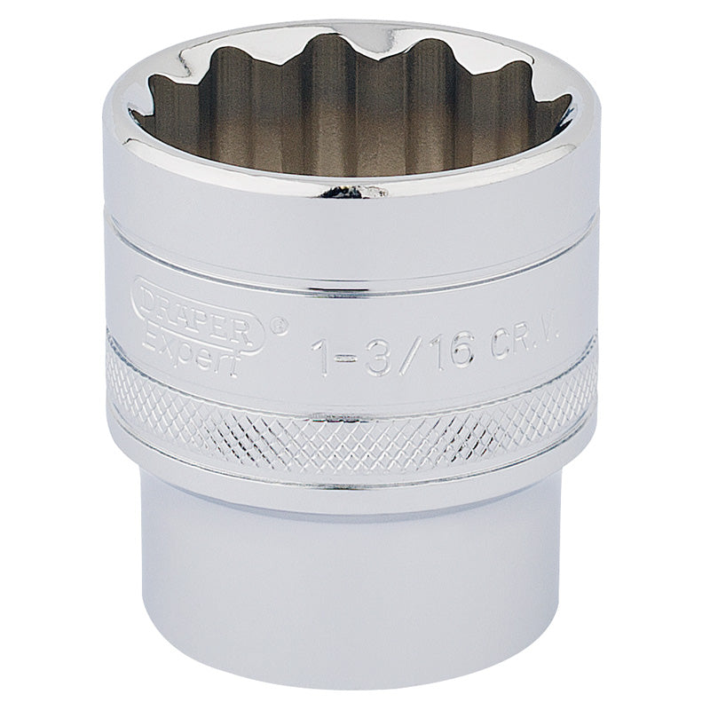 Draper 1/2" Square Drive HI-TORQ® 12 Point Socket (1.3/16")