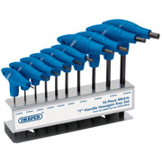 Draper Metric T-Handle Hexagon Key Set (10 Piece)