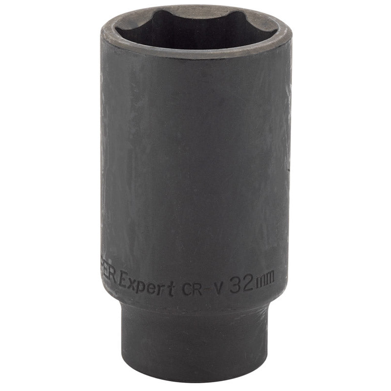 Draper Expert 32mm 1/2" Square Drive Deep Impact Socket (Sold Loose)