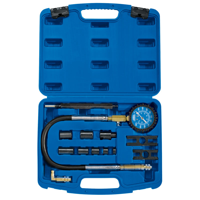 Draper Commercial Vehicle Diesel Compression Test Kit (13 Piece)