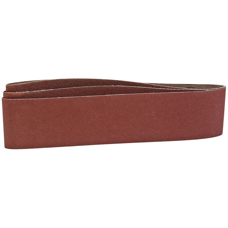 Draper 100 x 915mm Assorted Abrasive Sanding Belts Pack of 3