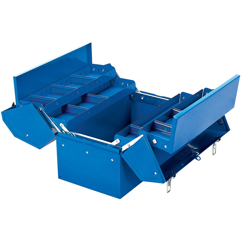 Draper 460mm Barn Type Tool Box with 4 Cantilever Trays – GS Workwear