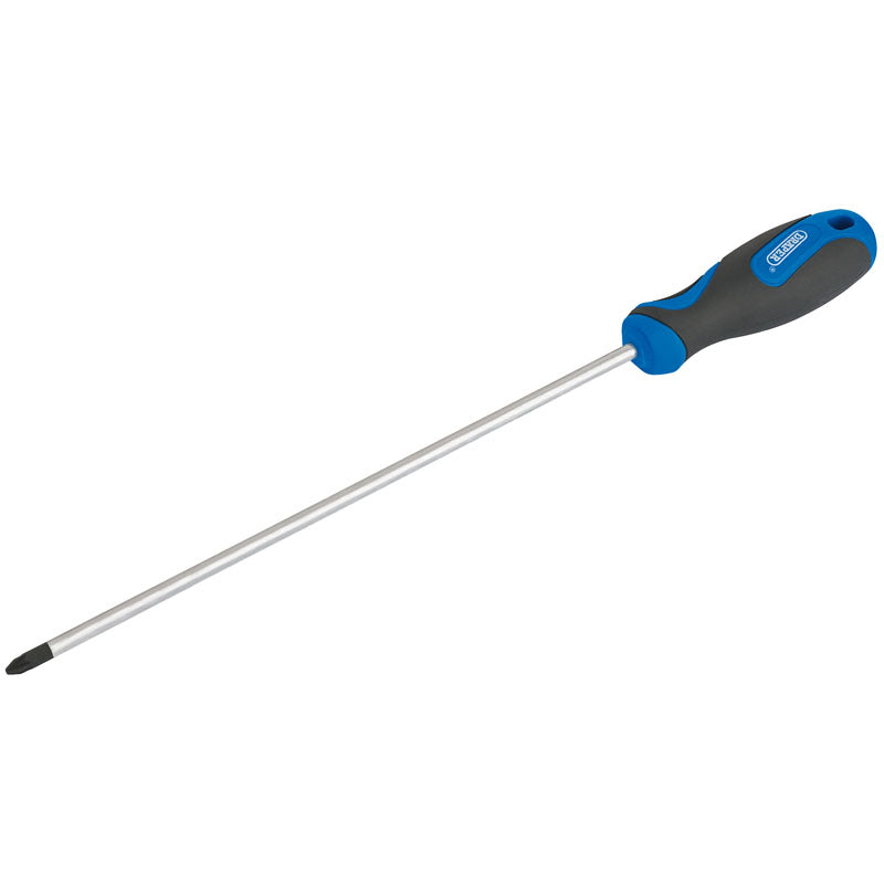Draper No.2 x 250mm PZ Type Screwdriver with Soft Grip Handles