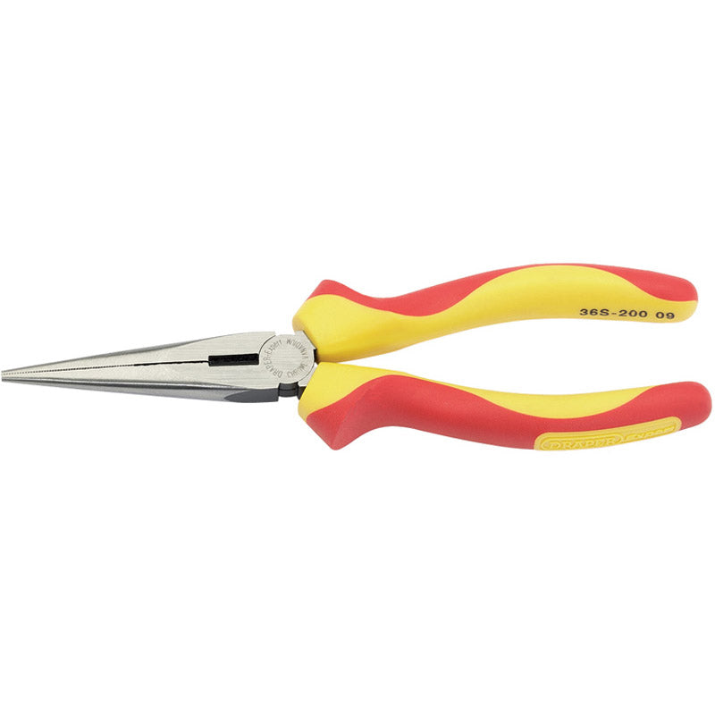Draper Expert 160mm VDE Slimline Long Nose Pliers