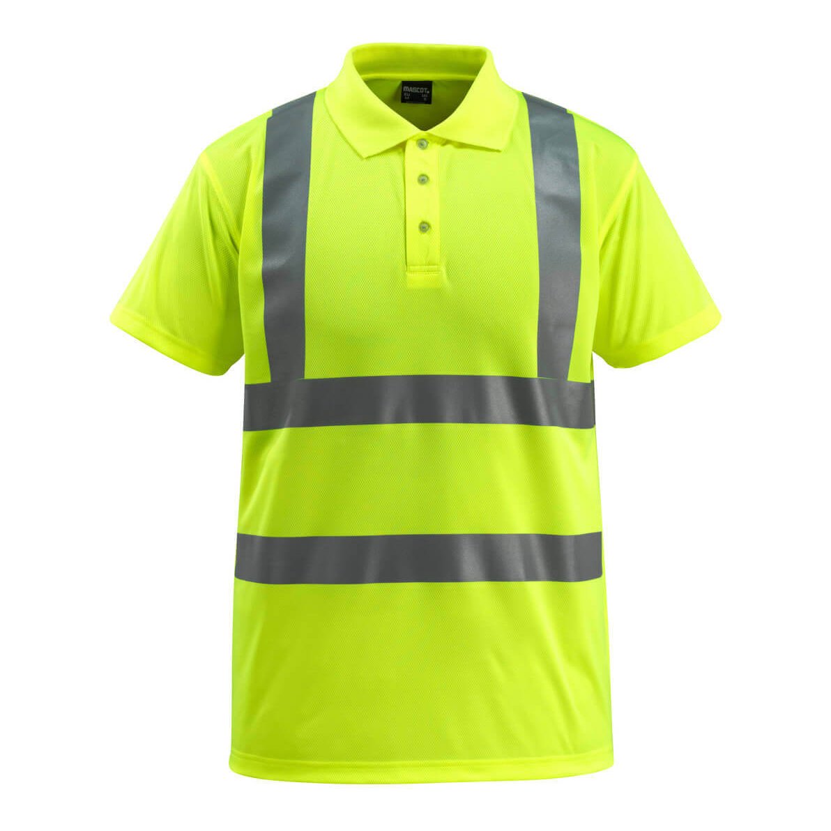 Mascot Safe Light Bowen Polo Shirt #colour_hi-vis-yellow