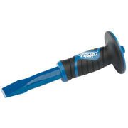Draper Expert 25 x 300mm Hexagonal Shank Cold Chisel with Soft Grip Hand Guard