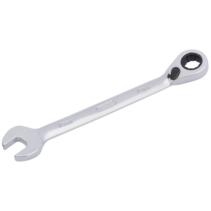 Draper 10mm Draper HI-TORQ® Metric Reversible Ratcheting Combination Spanner