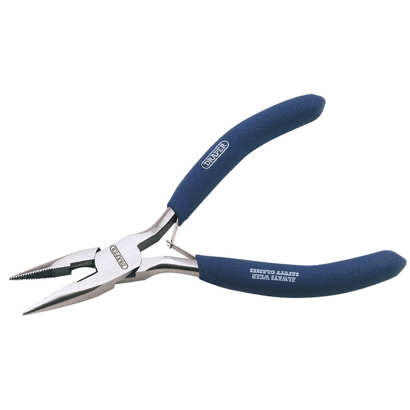 Draper 125mm Carbon Steel Long Nose Pliers