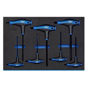 Draper 'T' Handle Ball End Hexagon Key Set in 3/4 Drawer Eva Insert Tray (7 Piece)